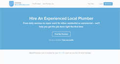 Desktop Screenshot of meetaplumber.com